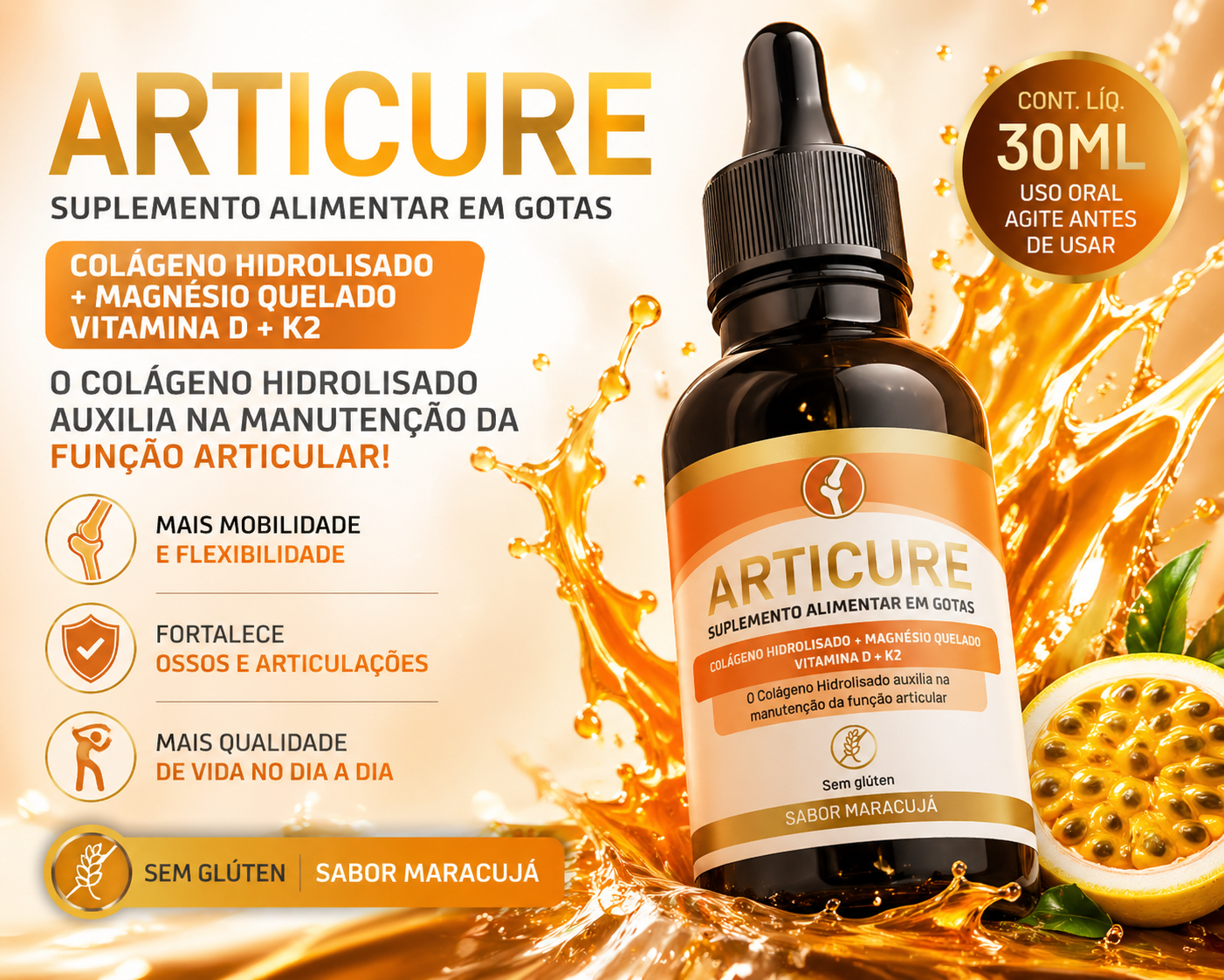 ARTICURE — Gotas + Gel Massageador